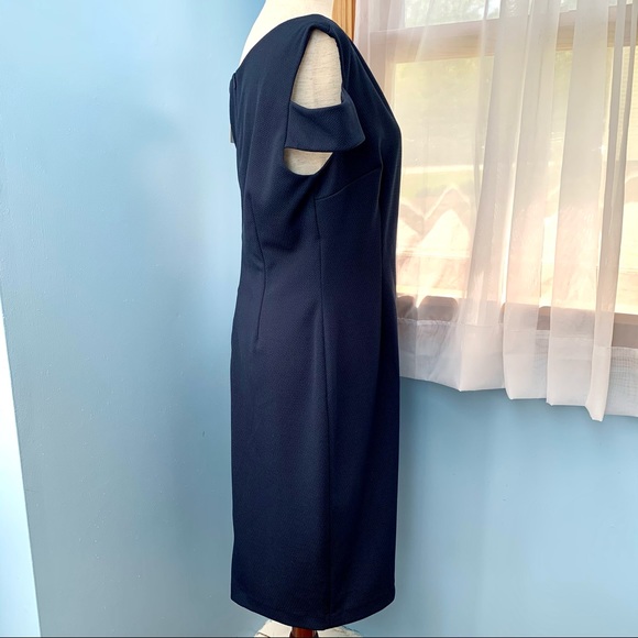 Trina Turk Enchantment One Shoulder Navy Dress - Picture 6 of 10